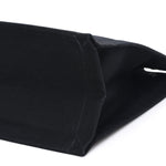 Linen Calfskin Rive Gauche Tote Black