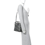 Coated Canvas Losange Monogram XXS Tote Black Grey
