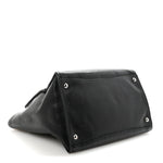 Glace Calf Twin Pocket Tote Black