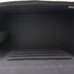 Lambskin Quilted Small Top Handle Vanity Case With Chain Black