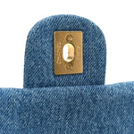 Denim Quilted Denim Large Mood Flap Blue Multicolor