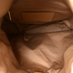 Calfskin Quilted Small Maxi Hobo Beige