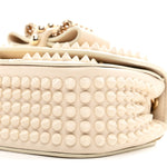 Calfskin Spikes Sweety Charity Shoulder Bag Beige