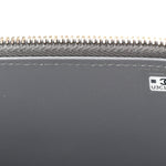 Patent Quilted Quilted Small Top Handle Vanity Case With Chain Grey