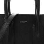 Grained Calfskin Small Sac De Jour Black
