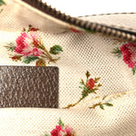 GG Supreme Monogram Web Neo Vintage Shoulder Bag Beige New Acero Crop