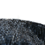 Satin Beaded Baguette Blue Brown