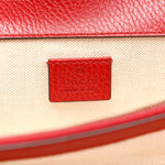 Dollar Calfskin Swarovski Crystal Small Dionysus Shoulder Bag Hibiscus Red