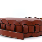 Small Grain Smooth Calfskin Small Darryl Hobo Sepia Brown