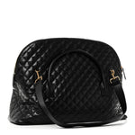 Calfskin Quilted ES Giant Travel Bag Black