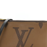 Reverse Monogram Giant Double Zip Pochette