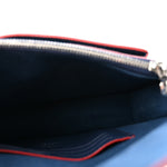 Soft Calfskin My Lockme Chain Pochette Marine Rouge