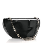 Calfskin G Chain Clutch Black