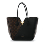 Calfskin Monogram Kimono Tote  Black
