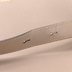 Small Grain Smooth Calfskin Medium Darryl Hobo Motty Grey