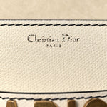 Grained Calfskin Mini J'Adior Chain Flap Bag Latte