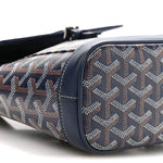Goyardine Calfskin Mini Alpin Backpack Navy