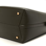 Shiny Calfskin Le 37 Bucket Bag Deep Musk