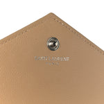Grain De Poudre Matelasse Chevron Monogram Chain Wallet Taupe