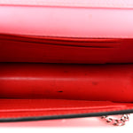 Patent Calfskin Small Elisa Baguette Bubble Gum