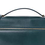 Smooth Calfskin Extra Bag L27 New Petrolio