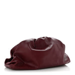 Smooth Butter Calf The Pouch Oversized Clutch Bordeaux