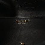 Suede Calfskin Small Souplissimo Maxi Flap Black