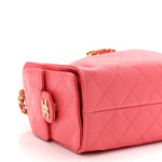 Caviar Quilted Mini Chanel 25 Handbag Coral