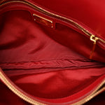 Calfskin Gancini Chain Shoulder Bag Red