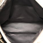 Metallic Glazed Calfskin Perforated Rodeo Drive Hobo Silver