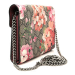 GG Supreme Monogram Blooms Mini Dionysus Chain Wallet Beige Multicolor Dry Rose