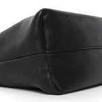 Mellow Nappa Medium Donut Chain Flamenco Knot Clutch Black