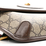 GG Supreme Monogram Neo Vintage Web Belt Bag Brown