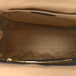 Calfskin Quilted Stam Black