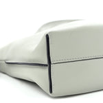Calfskin Mini Flamenco Knot Clutch Ash Grey
