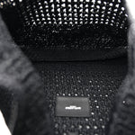 Raffia Monogram Le 5 A 7 Medium Tote Black