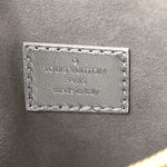 Satin Sequin Embroidered Monogram Coussin BB Silver