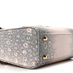 Lizard Ombre Mini Lady Dior Light Pink