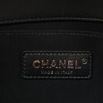 Lambskin Quilted Medium Boy Flap Black