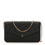 Empreinte Pochette Felicie Chain Wallet Black