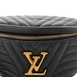 Calfskin Quilted New Wave Bumbag Black