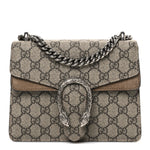 GG Supreme Monogram Mini Dionysus Shoulder Bag Taupe