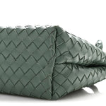 Nappa Intrecciato Medium Andiamo Shoulder Bag Aloe