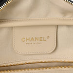 Suede Calfskin Large Perfect Bowling Bag Black