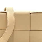 Lambskin Maxi Intrecciato Extra Mini Cassette Crossbody Bag  Porridge
