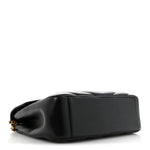 Lambskin Quilted Monogram Large Loulou Black