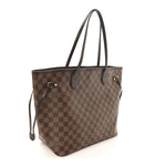 Damier Ebene Neo Neverfull MM Rose Ballerine