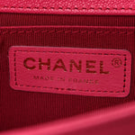 Caviar Quilted Medium Boy Flap Pink