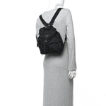 Nylon Vela Medium Backpack Black