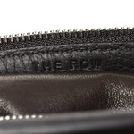 Grained Calfskin Small Slouchy Banana Bag Dark Brown
